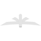 Ekena Millwork Davenport Architectural Grade PVC Gable Bracket, 84"W x 24 1/2"H x 2"D x 6"F, 7/12 Pitch GBP084X25X0206DAV00 - alternate 5